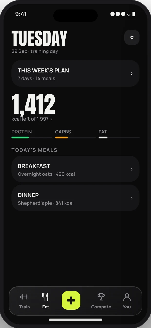 Hyve Dinner that fits your numbers